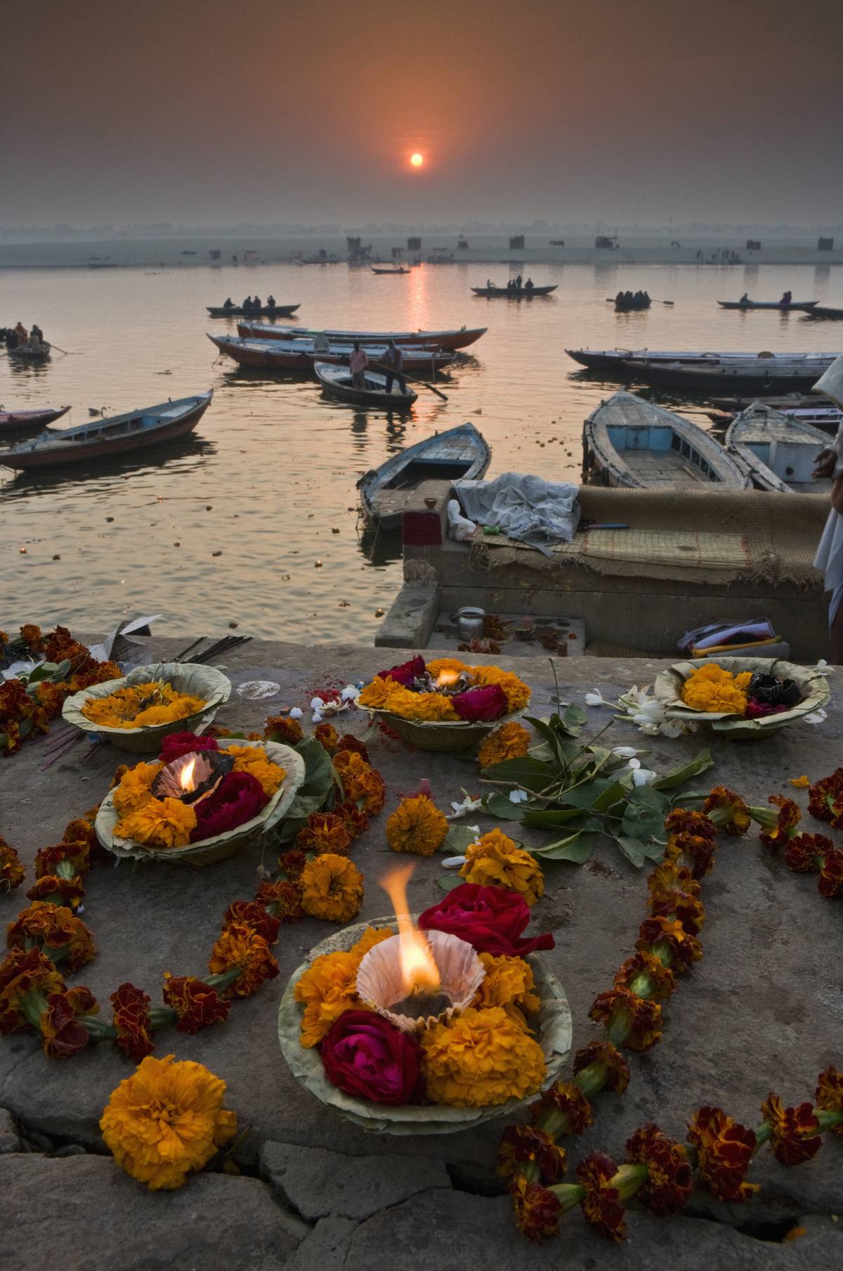 Pilgrims after Kumbh at Varanasi