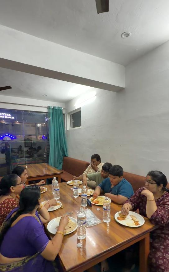 Pure-veg meals on yatra